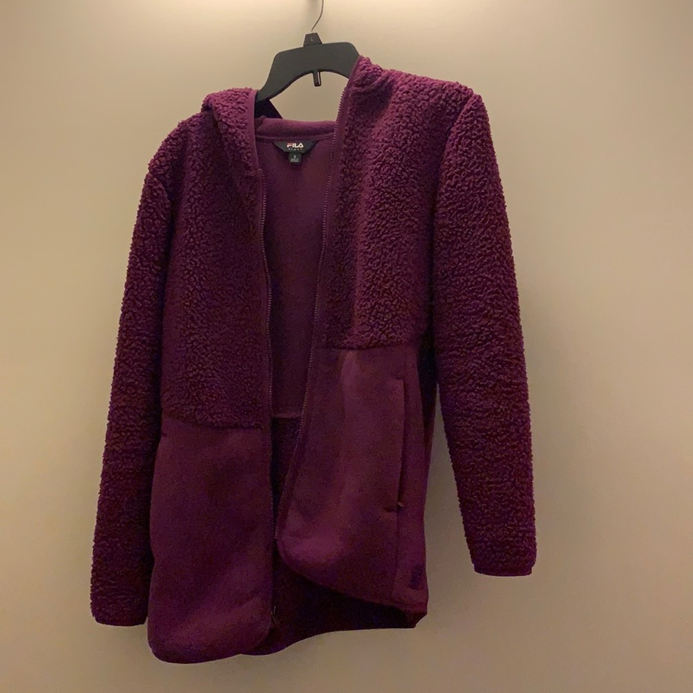 Fila Women Jacket Purple Size S